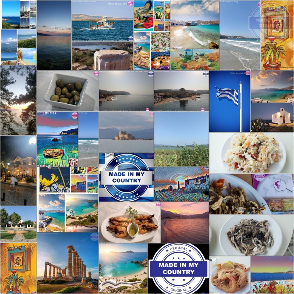 The Aegean sea of Greece (Hellas), Cyprus and the Greek islands!! MadeinMycountry is a global platform that celebrates and supports local history, culture, art, and nature conservation efforts. For two decades, we have been sponsoring local museums, cultural organizations, travel destinations, historical sites, and various cultural events around the world.